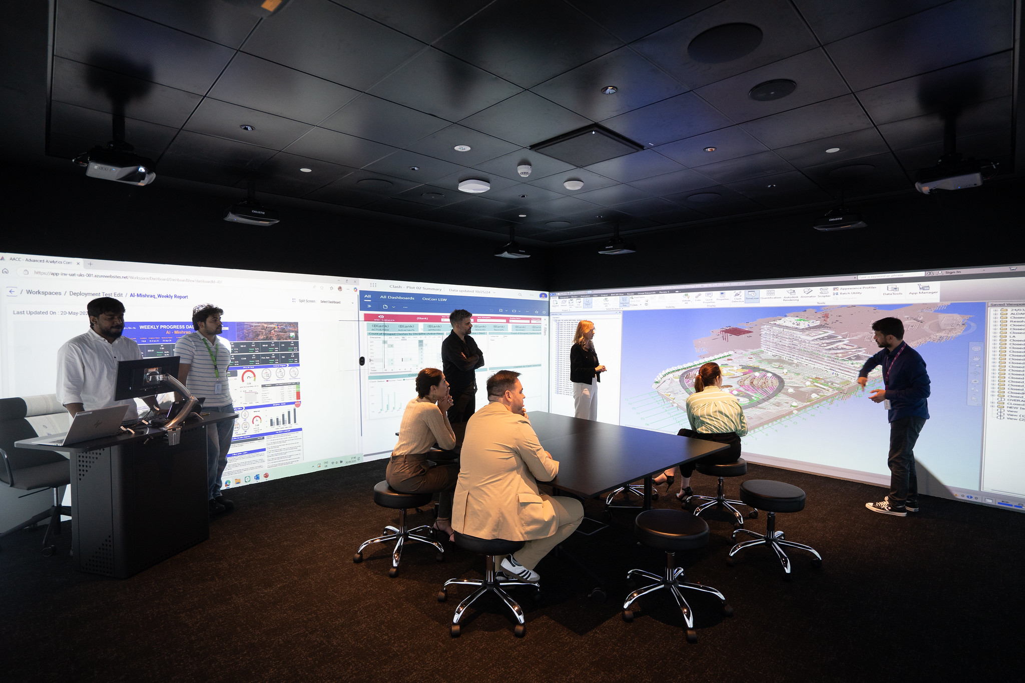 A powerful control room for conducting business operations